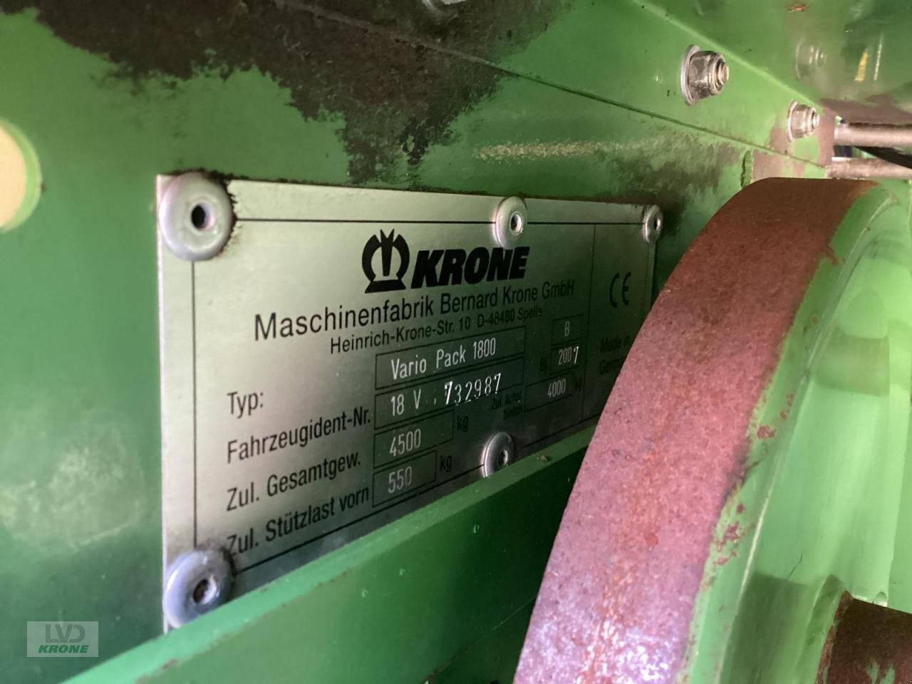 Rundballenpresse van het type Krone Vario Pack 1800, Gebrauchtmaschine in Spelle (Foto 5)