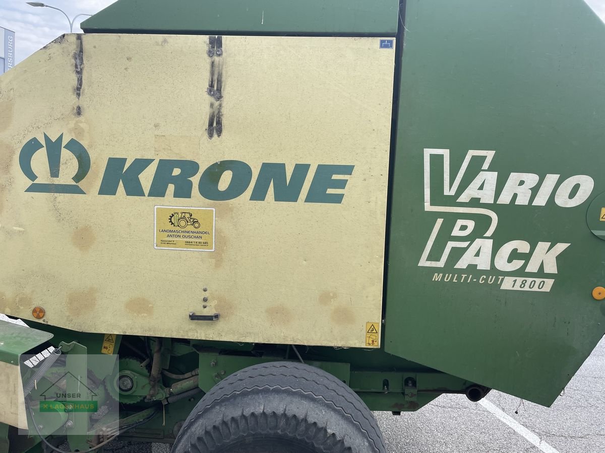 Rundballenpresse du type Krone Vario Pack Multi Cut 1800, Gebrauchtmaschine en Mattersburg (Photo 11)