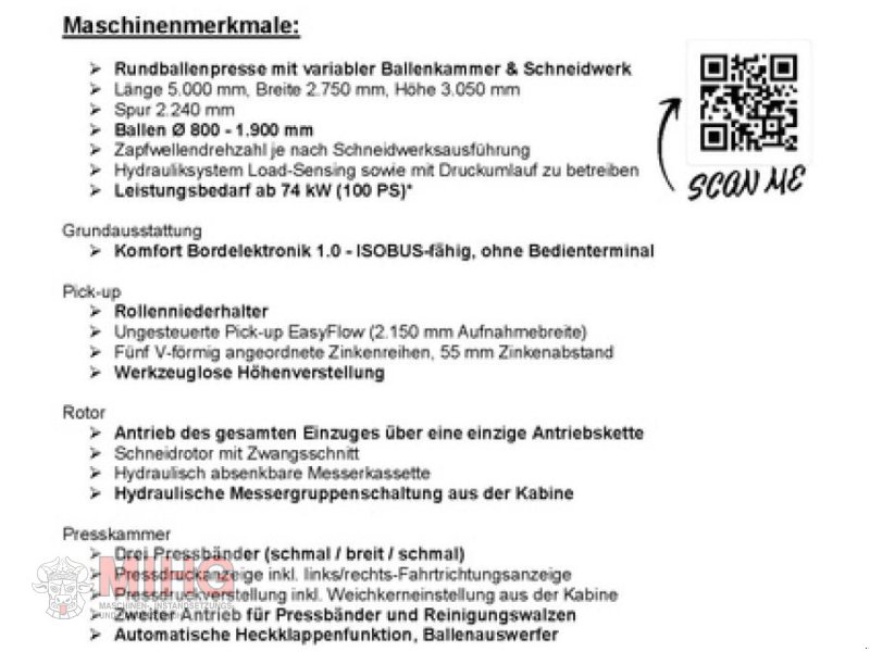 Rundballenpresse tip Krone VARIPACK 190 XC PLUS, Gebrauchtmaschine in Dummerstorf OT Petschow (Poză 1)