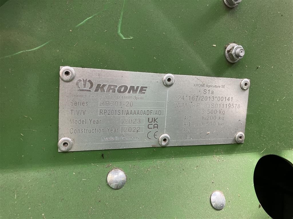 Rundballenpresse typu Krone VariPack V190, Gebrauchtmaschine w Asperup (Zdjęcie 5)