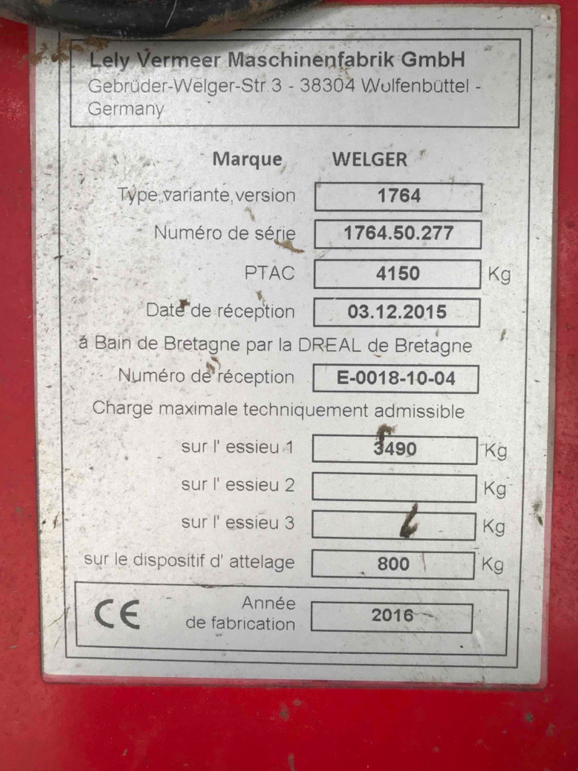 Rundballenpresse от тип Lely Presse à balles rondes V 160 Lely-Welger, Gebrauchtmaschine в SAINT CLAIR SUR ELLE (Снимка 6)