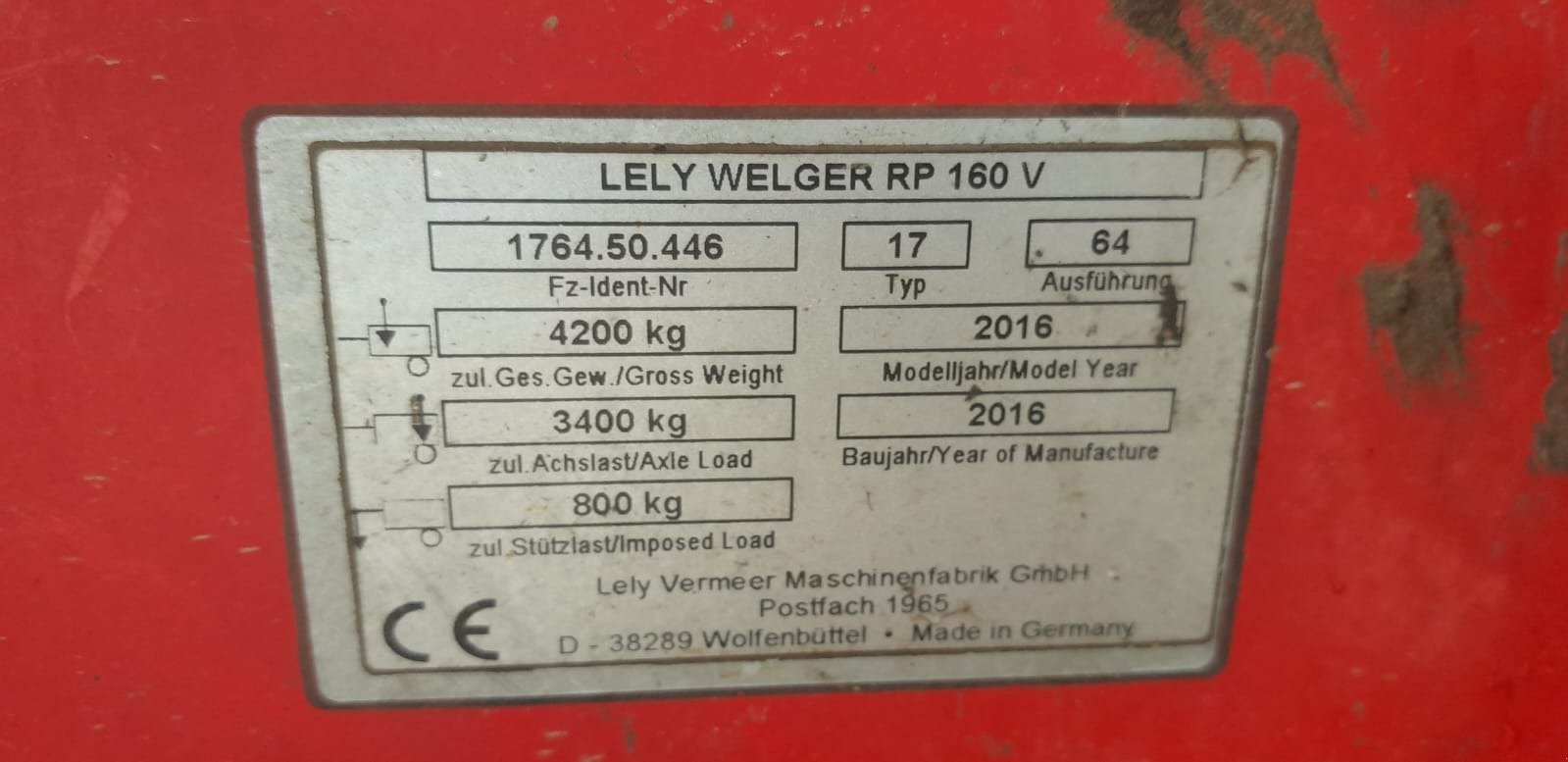 Rundballenpresse des Typs Lely RP 160 V, Gebrauchtmaschine in Mrągowo (Bild 2)