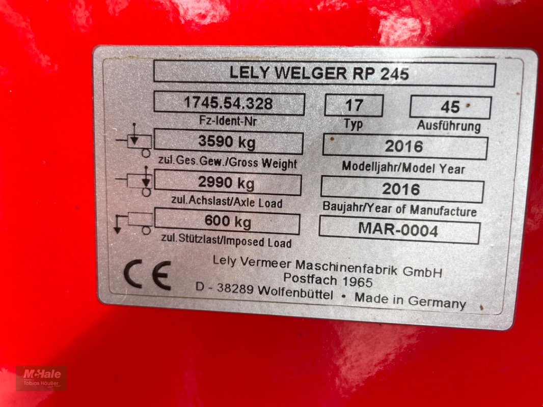 Rundballenpresse du type Lely RP 245, Gebrauchtmaschine en Borgholzhausen (Photo 24)