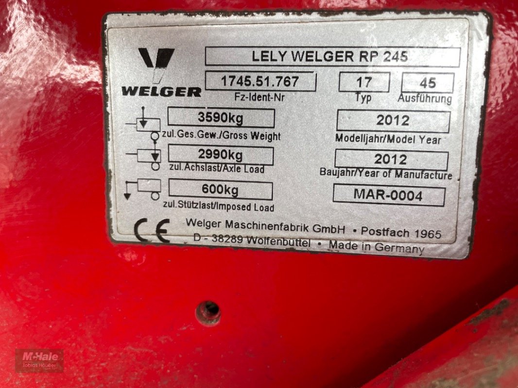 Rundballenpresse типа Lely RP 245, Gebrauchtmaschine в Borgholzhausen (Фотография 23)