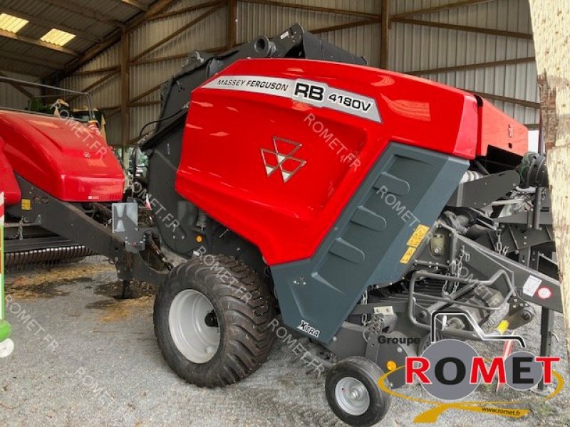 Rundballenpresse του τύπου Massey Ferguson 4180 V XTRA, Gebrauchtmaschine σε Gennes sur glaize (Φωτογραφία 1)