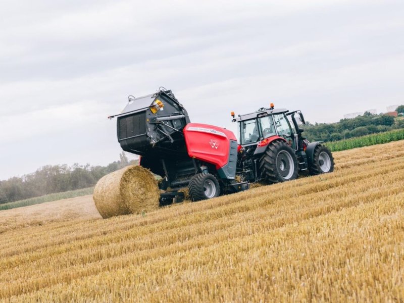 Rundballenpresse des Typs Massey Ferguson RB 4180 V XTRA, Gebrauchtmaschine in Videbæk