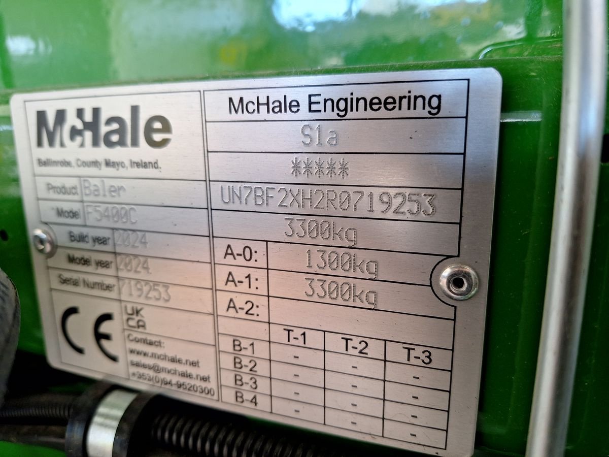 Rundballenpresse typu McHale F 5400 C, Neumaschine w Bergheim (Zdjęcie 8)