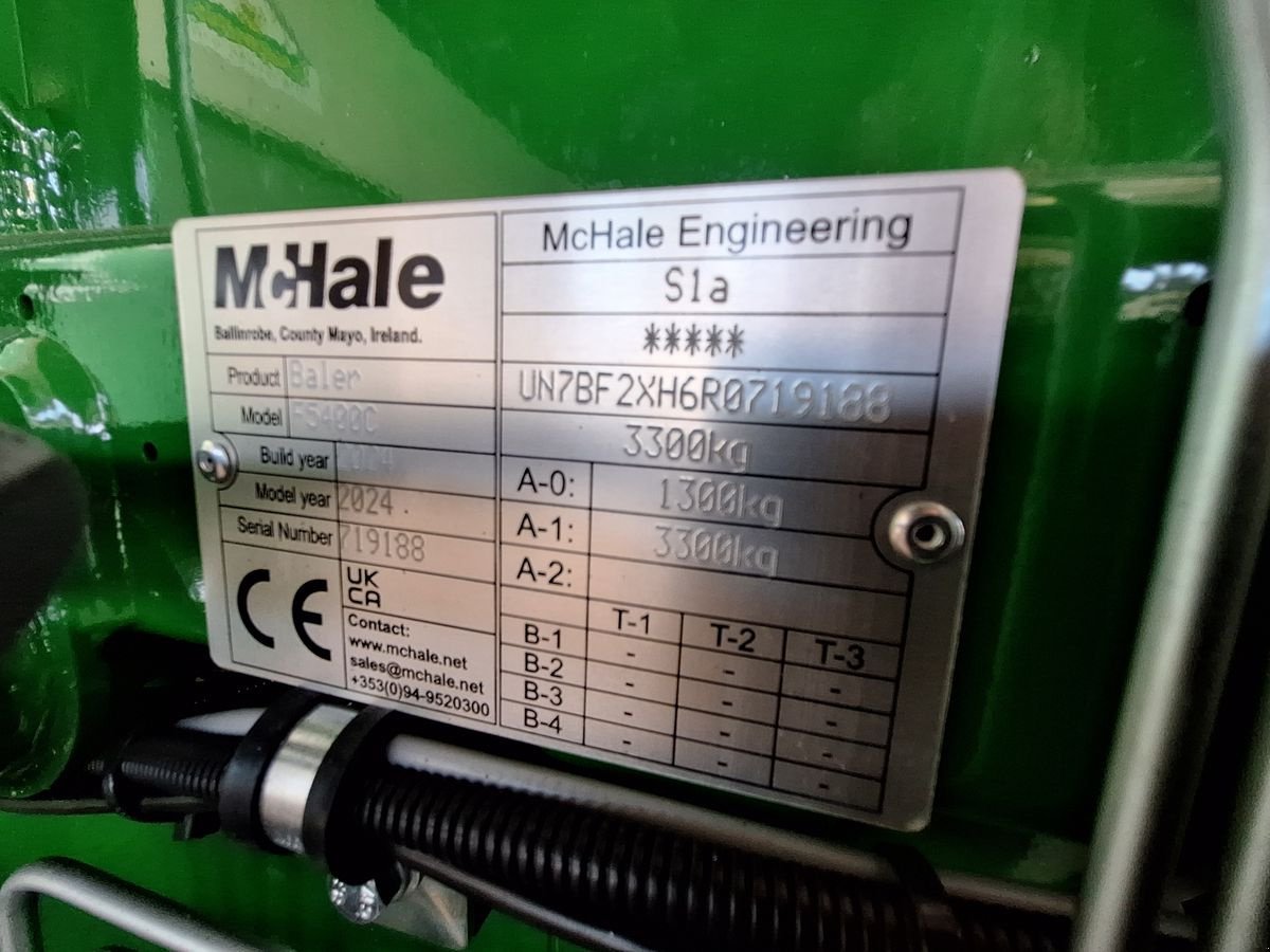 Rundballenpresse tip McHale F 5400 C, Neumaschine in Bergheim (Poză 8)