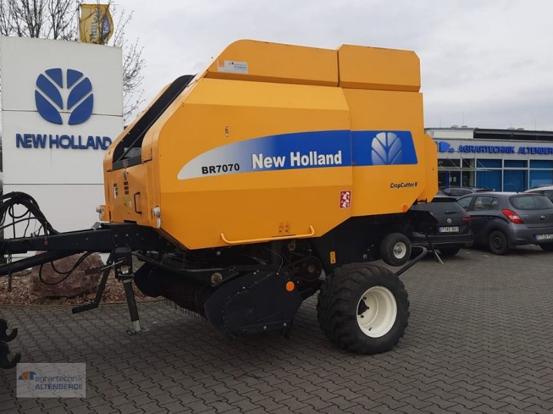 Rundballenpresse Türe ait New Holland BR 7070 CropCutter II, Gebrauchtmaschine içinde Altenberge (resim 1)