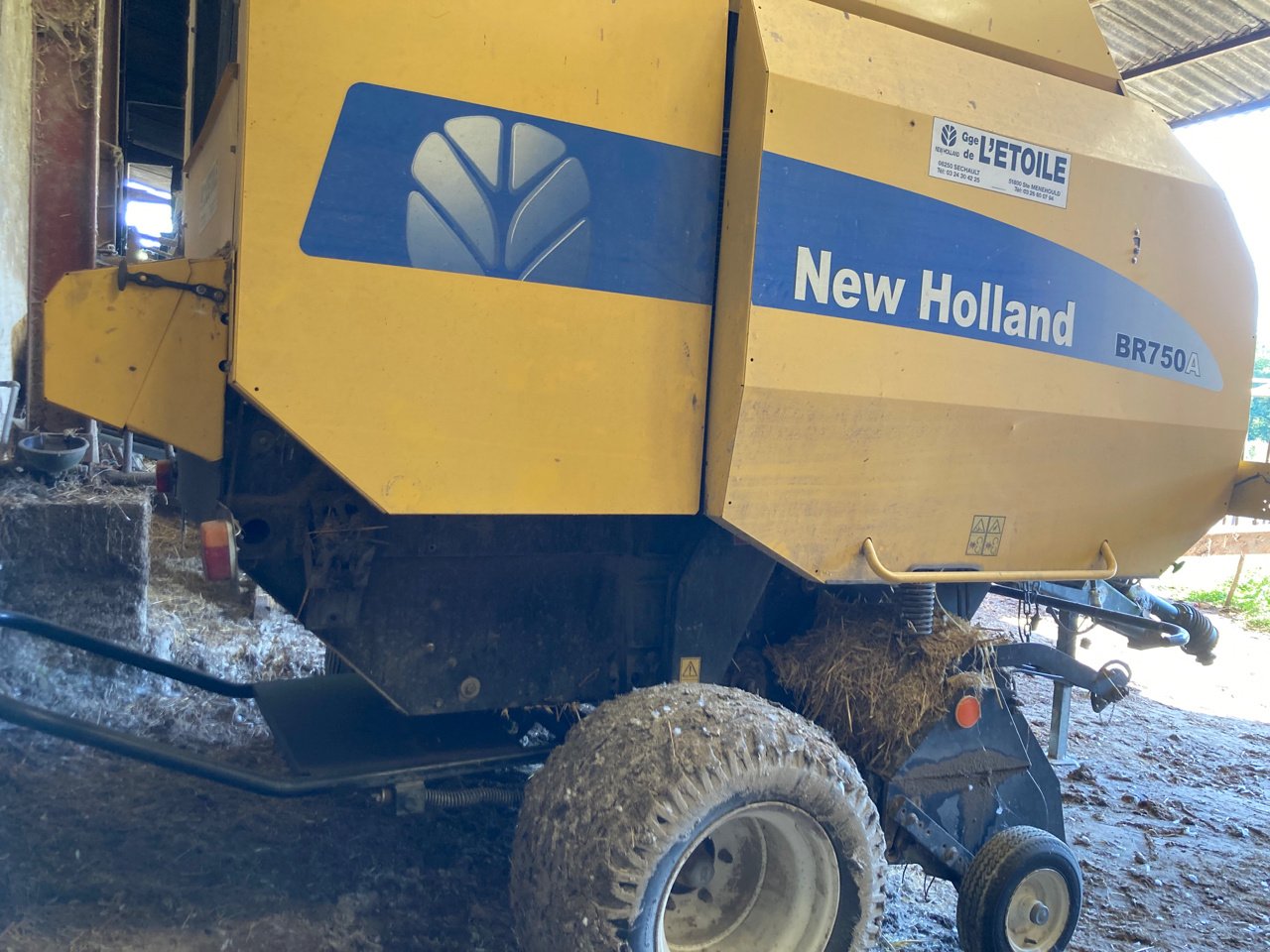 Rundballenpresse a típus New Holland BR750A, Gebrauchtmaschine ekkor: VERT TOULON (Kép 10)