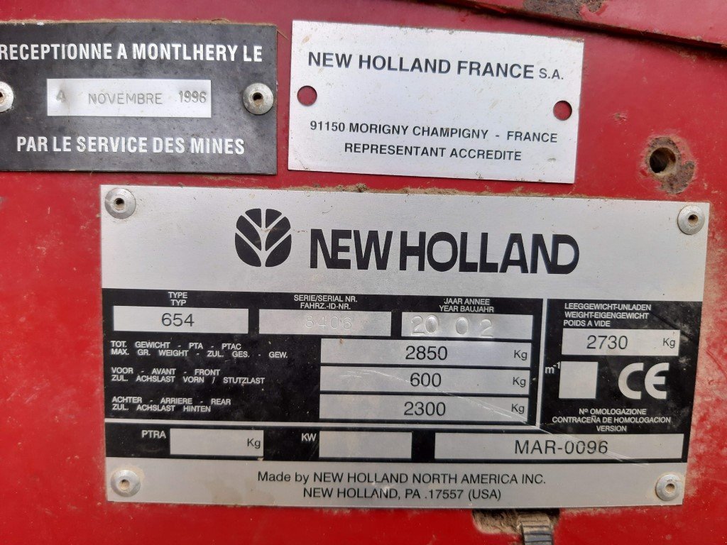 Rundballenpresse του τύπου New Holland Presse à balles rondes 658 New Holland, Gebrauchtmaschine σε Le Horps (Φωτογραφία 2)