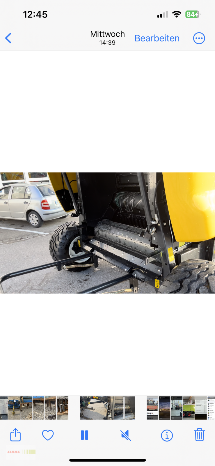 Rundballenpresse des Typs New Holland Roll Bar 125 PREIS REDUZIERT !!!, Gebrauchtmaschine in Langenau (Bild 15)