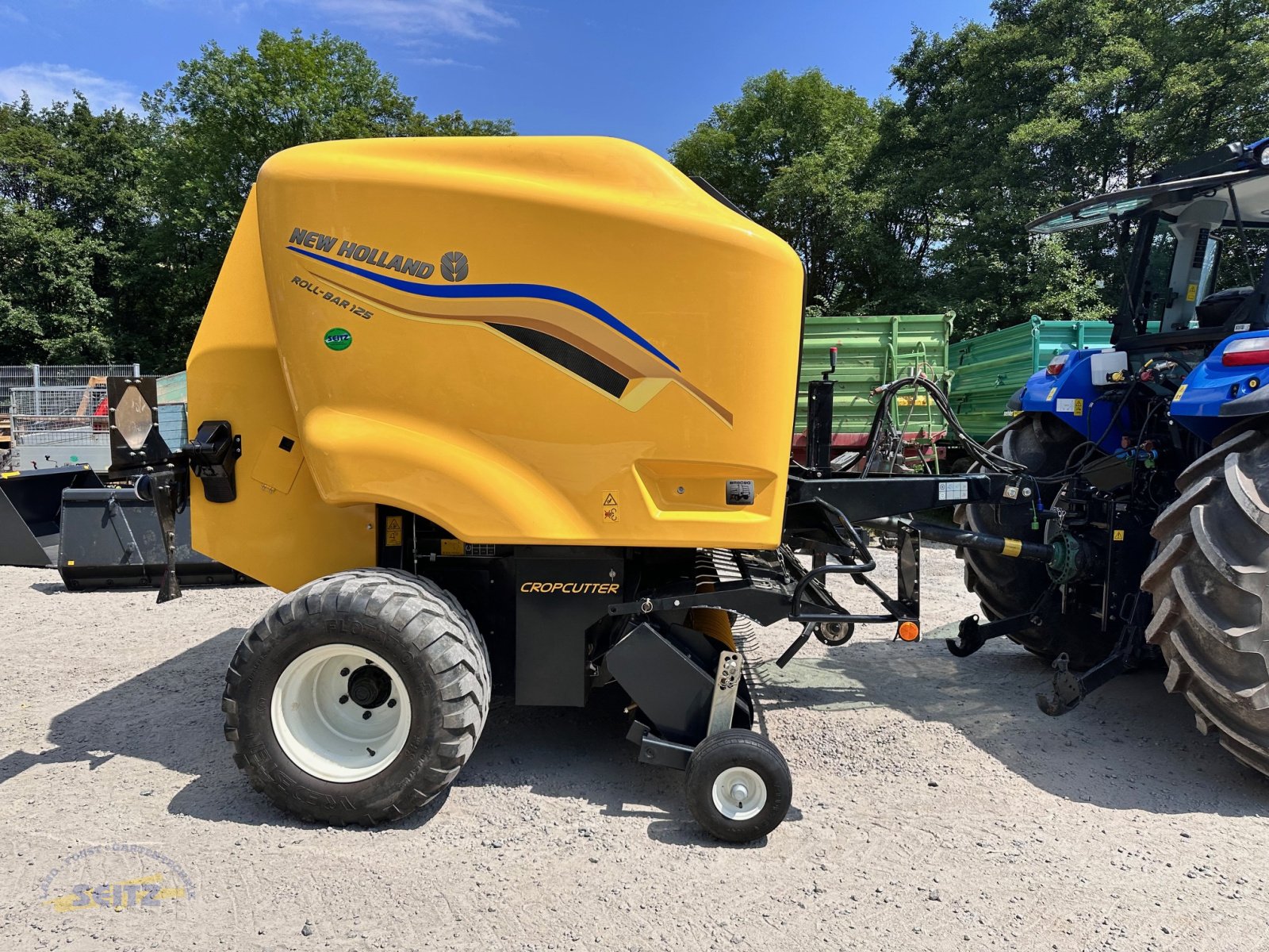 Rundballenpresse del tipo New Holland Roll Bar 125, Gebrauchtmaschine en Lindenfels-Glattbach (Imagen 2)