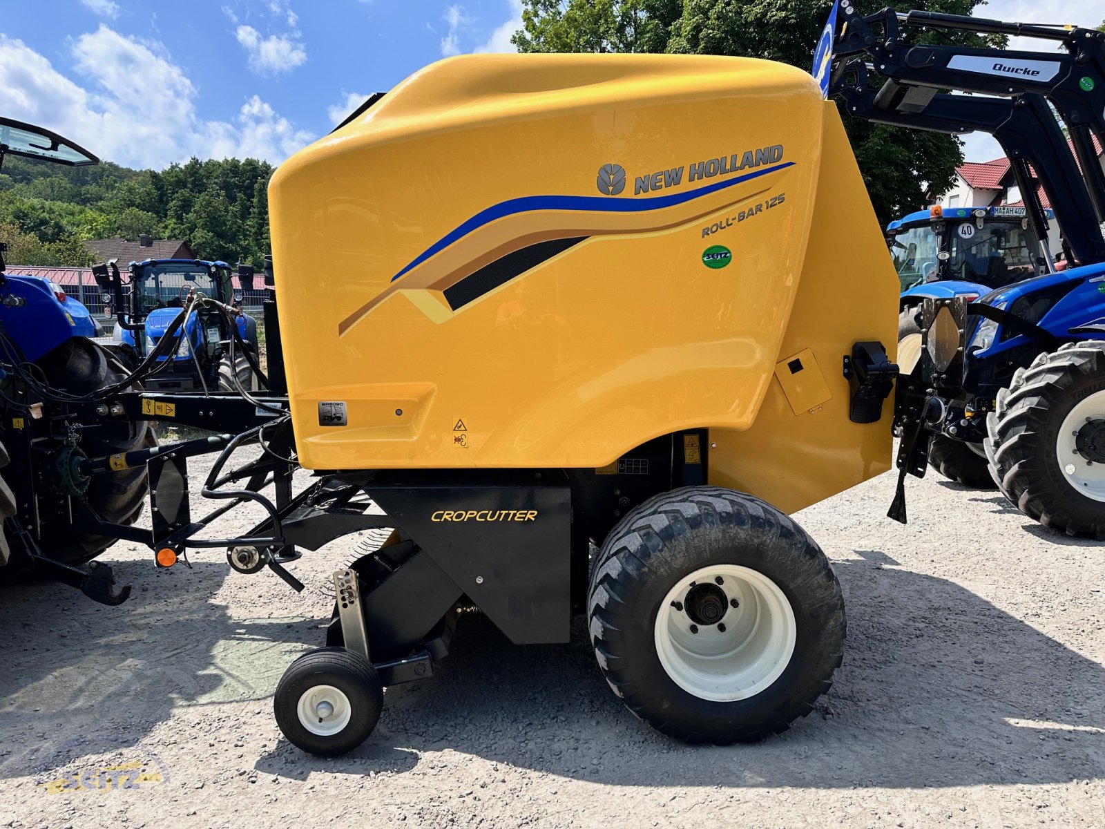 Rundballenpresse typu New Holland Roll Bar 125, Gebrauchtmaschine v Lindenfels-Glattbach (Obrázok 4)