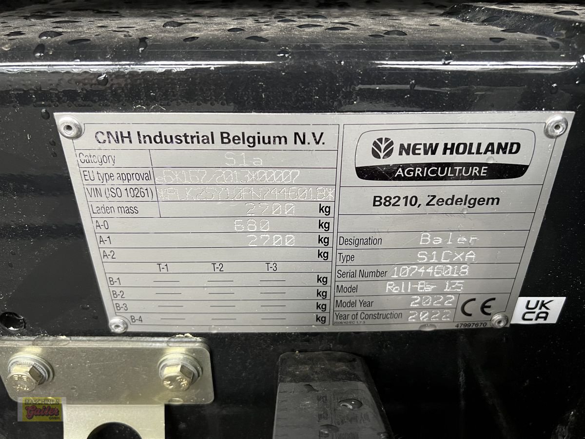 Rundballenpresse του τύπου New Holland Roll-Bar 125, Neumaschine σε Kötschach (Φωτογραφία 8)