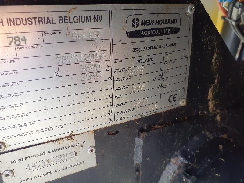 Rundballenpresse des Typs New Holland ROLL-BELT180, Gebrauchtmaschine in ANTIGNY (Bild 10)