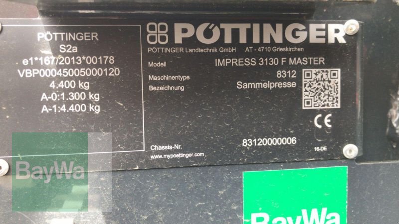 Rundballenpresse del tipo Pöttinger IMPRESS 3130 F MASTER, Gebrauchtmaschine In Mindelheim (Immagine 31)