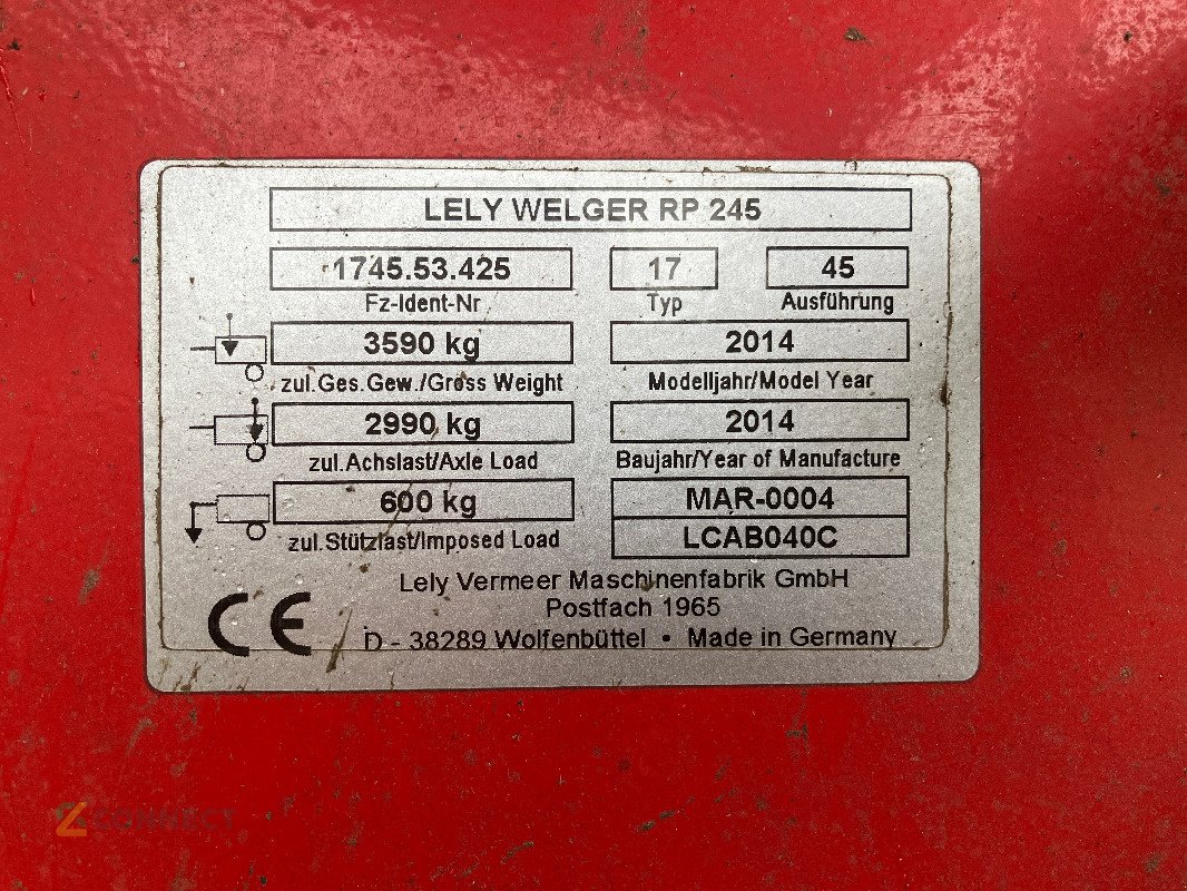 Rundballenpresse typu Welger RP 245, Neumaschine v Sonnewalde (Obrázok 4)