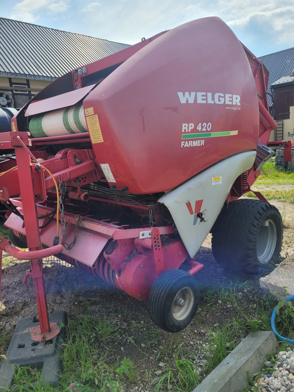 Rundballenpresse tip Welger RP 420 Farmer, Gebrauchtmaschine in Schmölln-Putzkau (Poză 2)