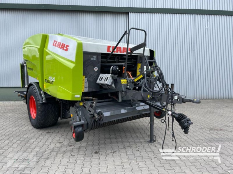 Rundballenwickelgerät des Typs CLAAS ROLLANT 454 UNIWRAP, Gebrauchtmaschine in Wildeshausen (Bild 1)