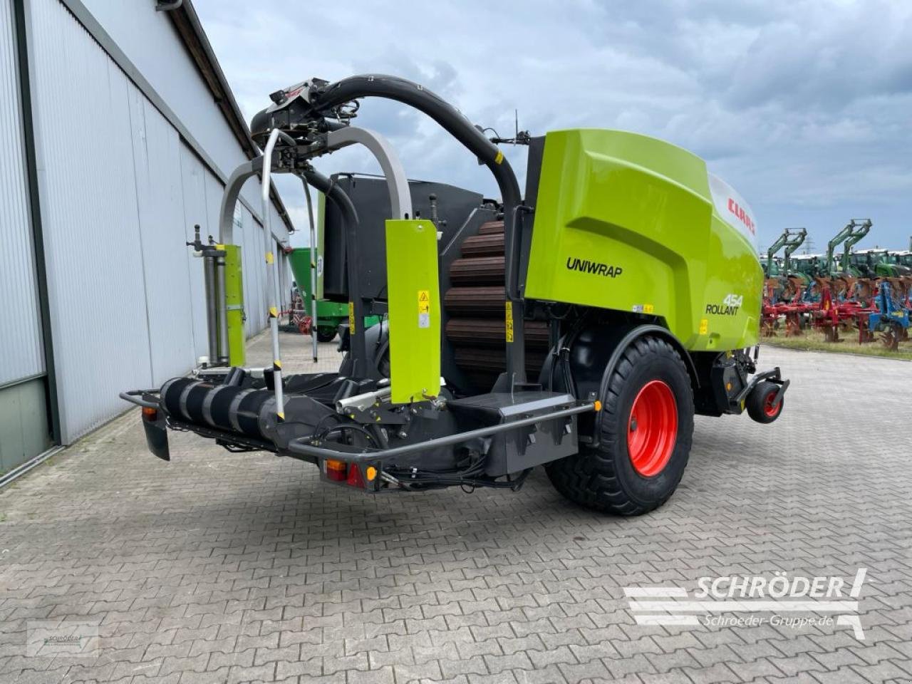 Rundballenwickelgerät des Typs CLAAS ROLLANT 454 UNIWRAP, Gebrauchtmaschine in Wildeshausen (Bild 3)