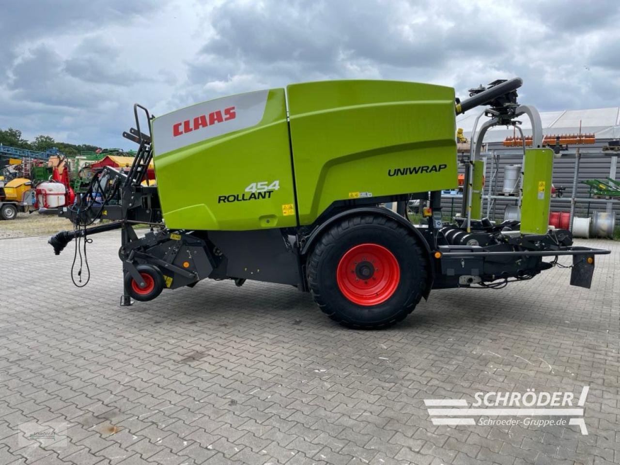 Rundballenwickelgerät tip CLAAS ROLLANT 454 UNIWRAP, Gebrauchtmaschine in Wildeshausen (Poză 4)