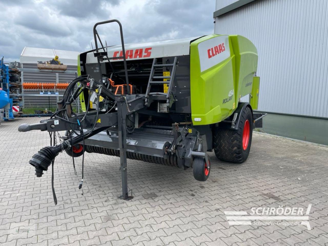 Rundballenwickelgerät des Typs CLAAS ROLLANT 454 UNIWRAP, Gebrauchtmaschine in Wildeshausen (Bild 5)