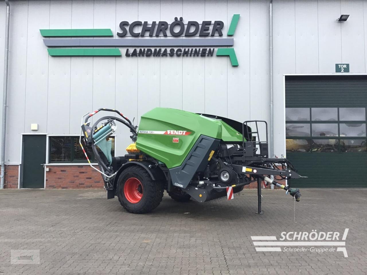 Rundballenwickelgerät van het type Fendt ROTANA 130 F KOMBI - 25 MS -, Neumaschine in Völkersen (Foto 1)