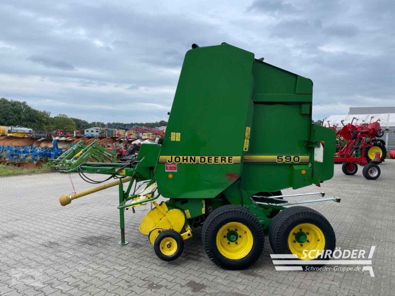 Rundballenwickelgerät van het type John Deere 590, Gebrauchtmaschine in Wildeshausen (Foto 4)