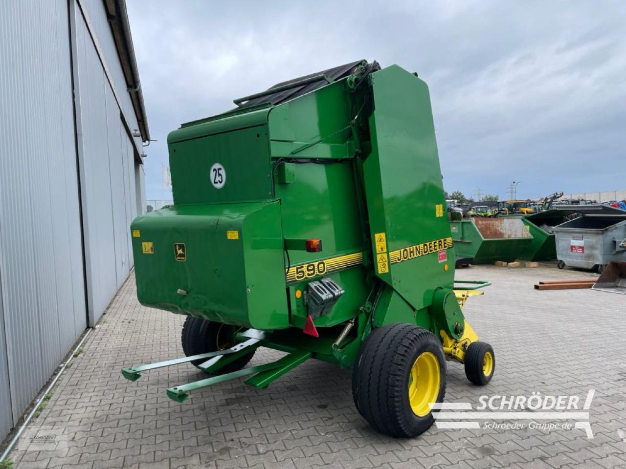 Rundballenwickelgerät van het type John Deere 590, Gebrauchtmaschine in Wildeshausen (Foto 3)