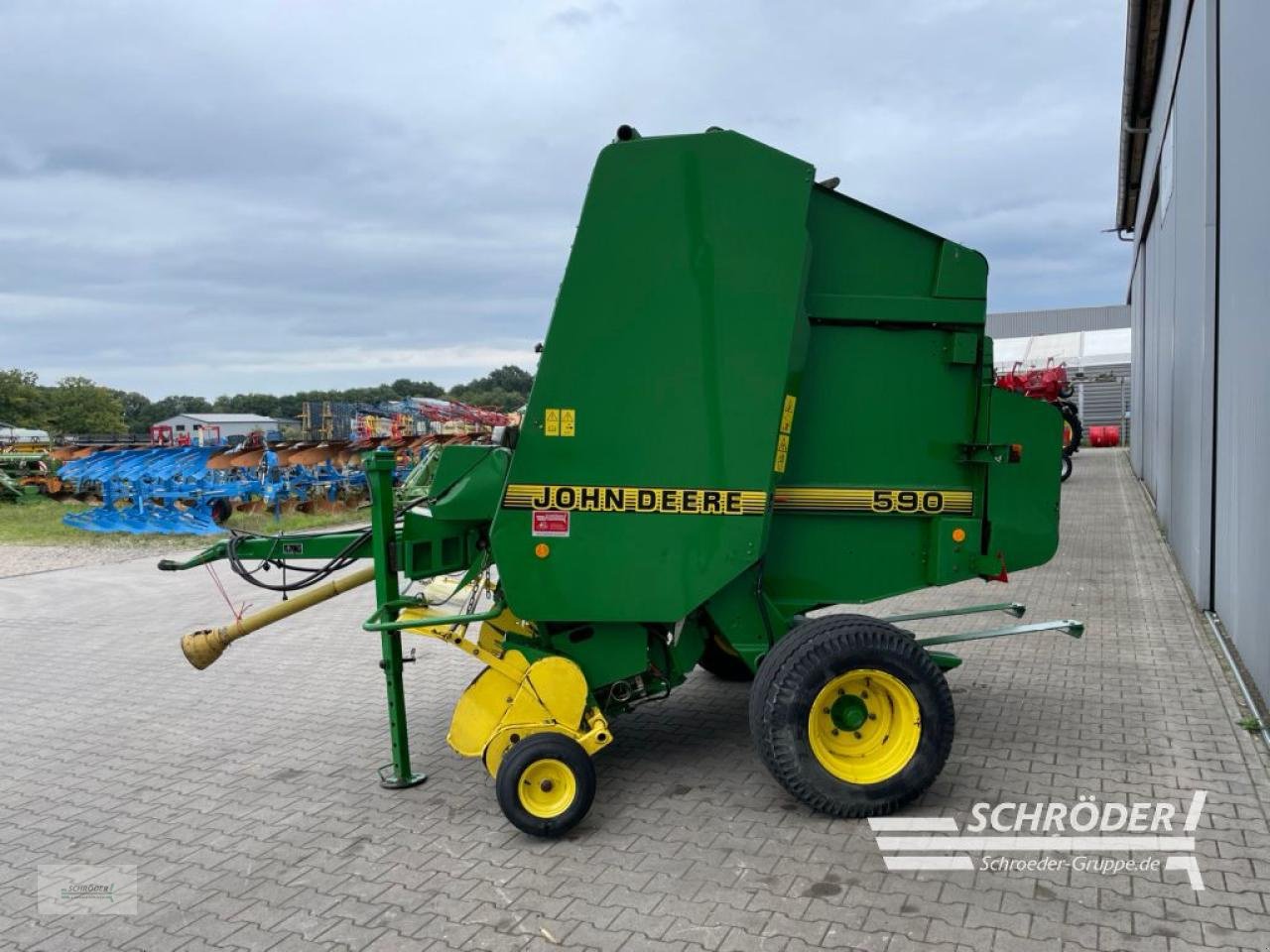 Rundballenwickelgerät van het type John Deere 590, Gebrauchtmaschine in Wildeshausen (Foto 4)