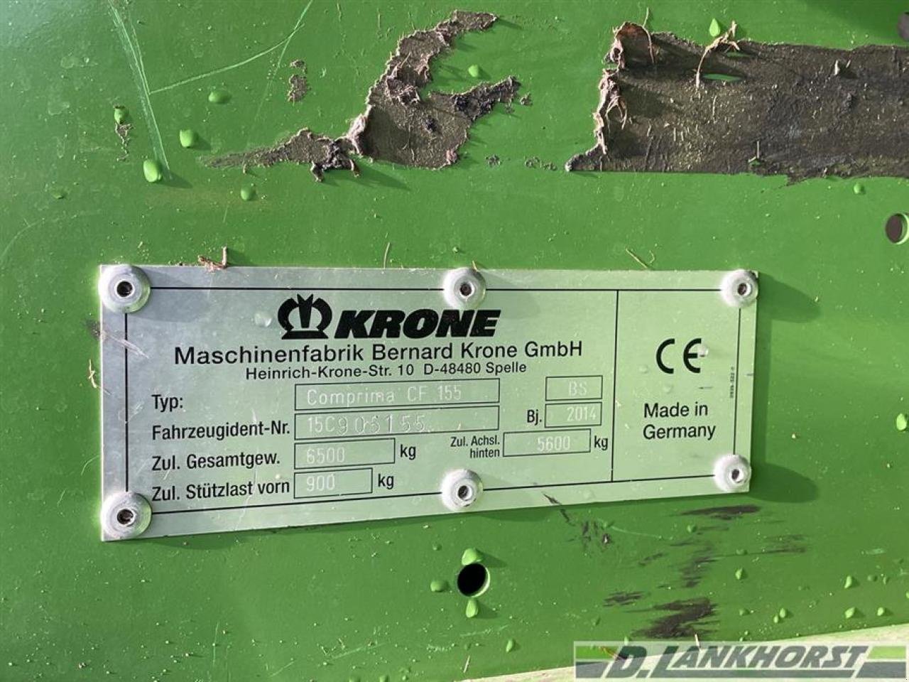 Rundballenwickelgerät del tipo Krone Comprima CF 155 XC, Gebrauchtmaschine In Neuenhaus (Immagine 22)