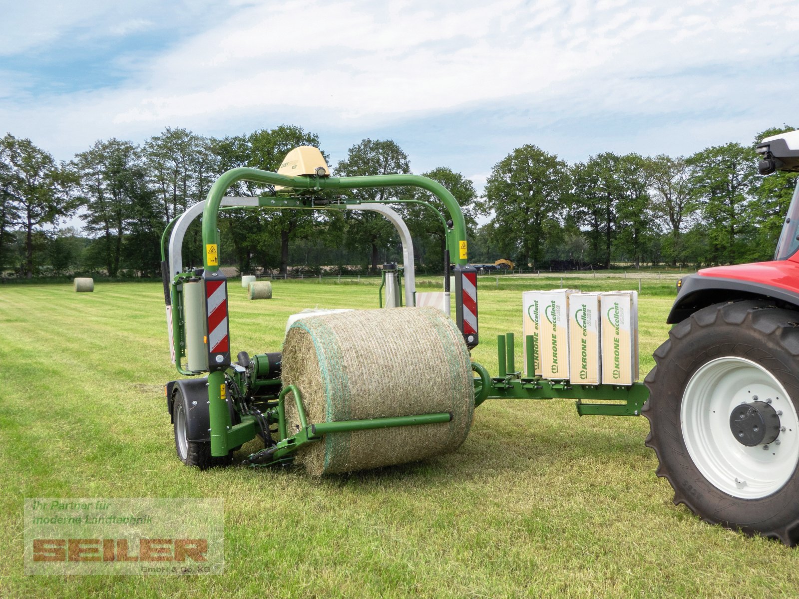 Rundballenwickelgerät van het type Krone EasyWrap 165 T, Gebrauchtmaschine in Ansbach (Foto 2)