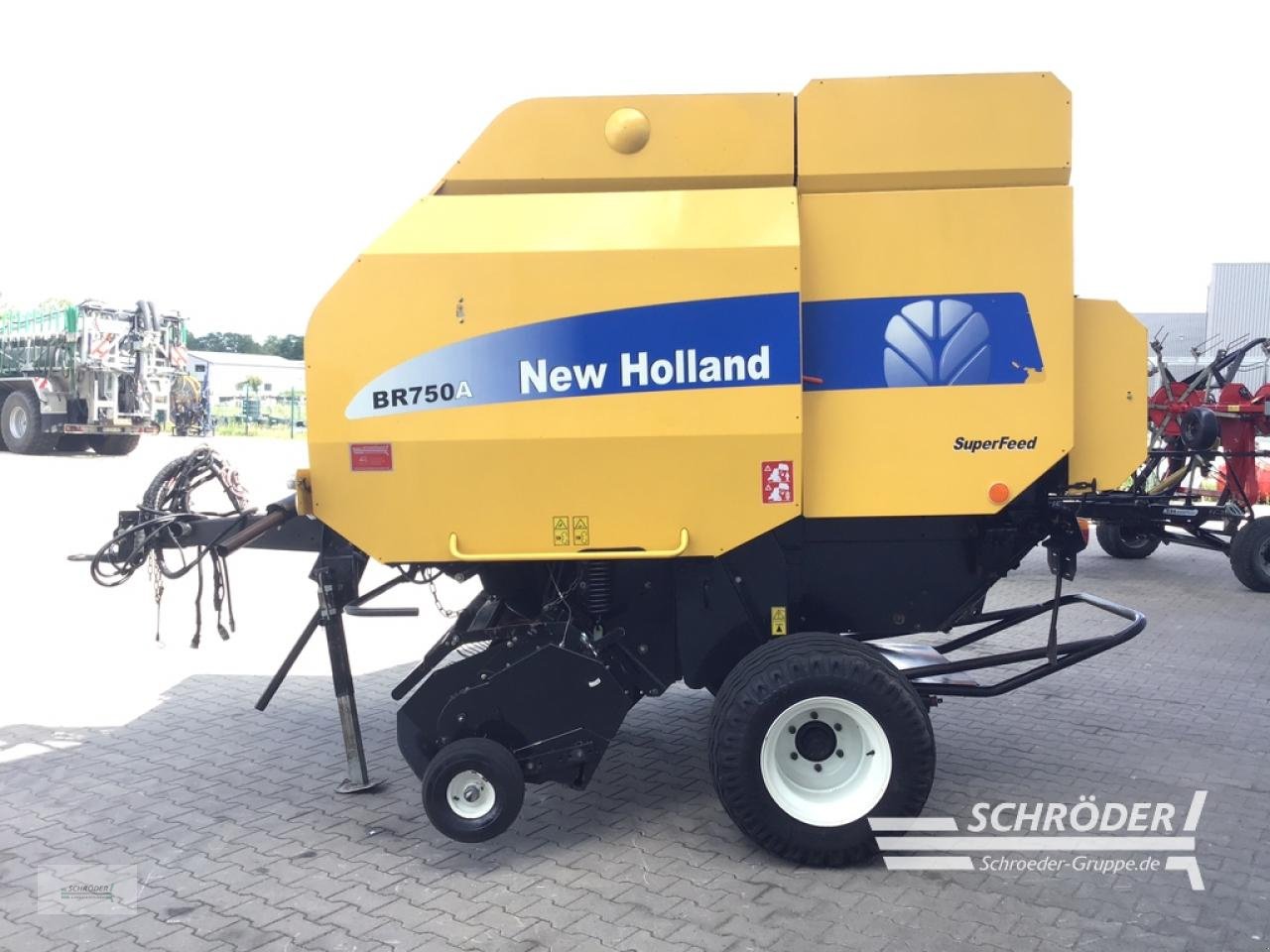 Rundballenwickelgerät от тип New Holland BR 750 A, Gebrauchtmaschine в Wildeshausen (Снимка 4)