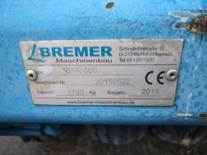 Saatbettkombination typu Bremer Maschinenbau FRP/R 600, Gebrauchtmaschine v Liebenwalde (Obrázek 8)