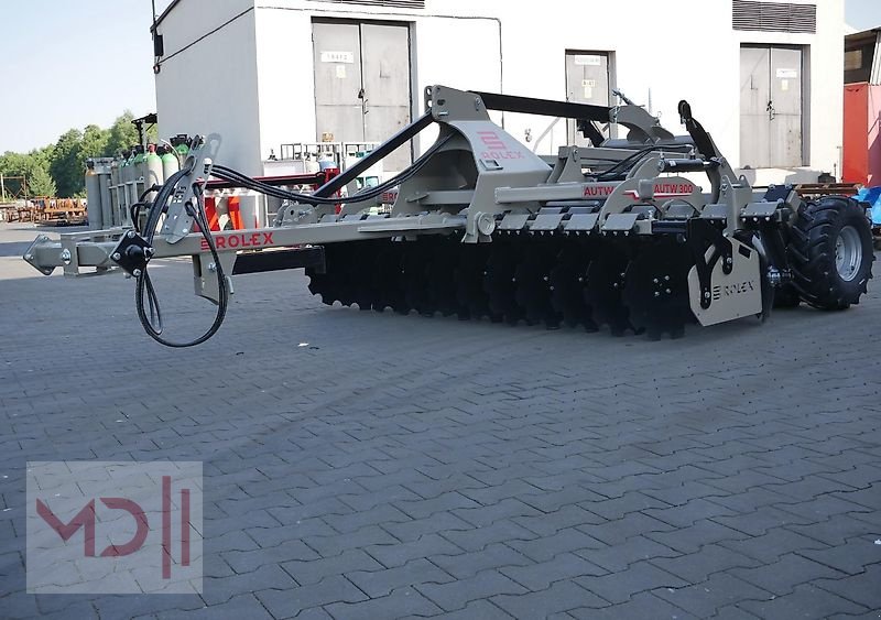 Saatbettkombination van het type MD Landmaschinen RX Scheibenegge mit Hitch und Transportreifenwalze AUTW 3,0m- 4,0 m, Neumaschine in Zeven (Foto 3)