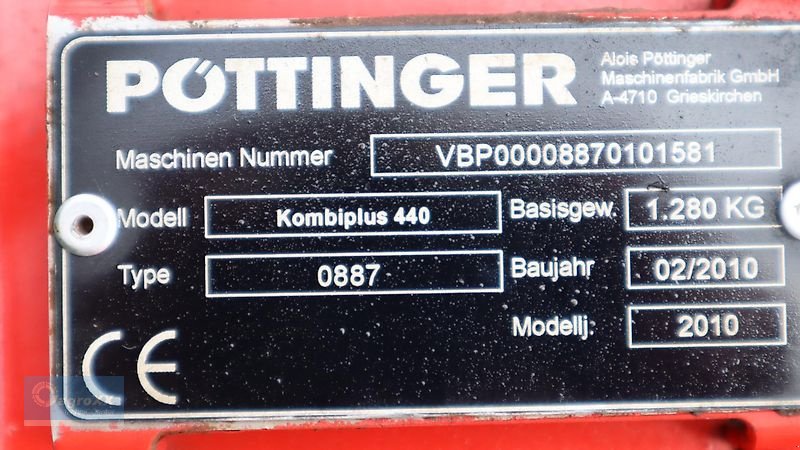 Saatbettkombination typu Pöttinger Kombiplus 440,- 5-Reihig, Garezinken 32 x10, Neue Schare, Planierschiene, Spurlockerer--, Gebrauchtmaschine v Ennigerloh (Obrázek 26)