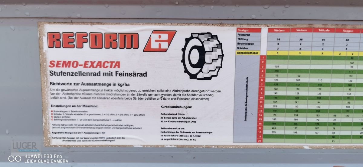 Saatbettkombination typu Reform Exacta Classic + Lely Terra Kreiselegge, Gebrauchtmaschine w Niederkappel (Zdjęcie 4)