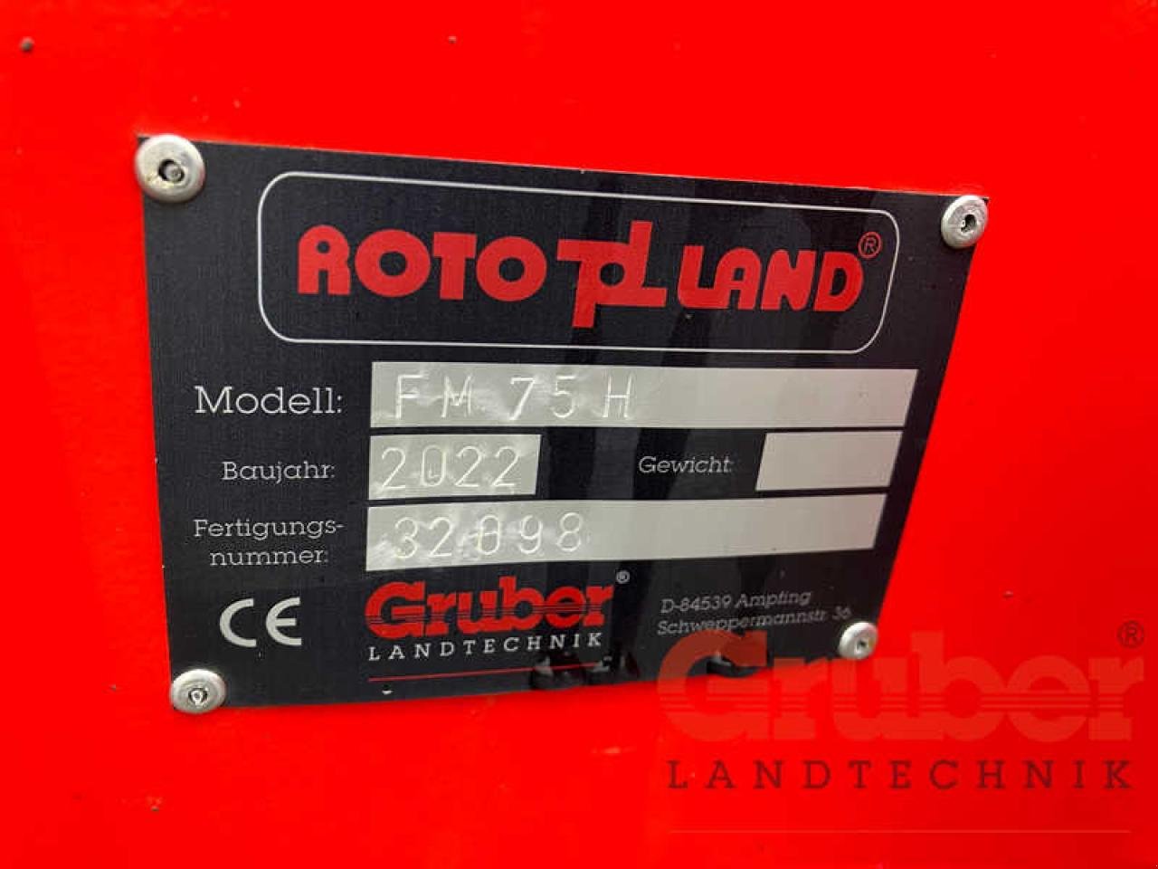 Saatbettkombination typu Rotoland Field Master 75 H, Neumaschine w Ampfing (Zdjęcie 7)