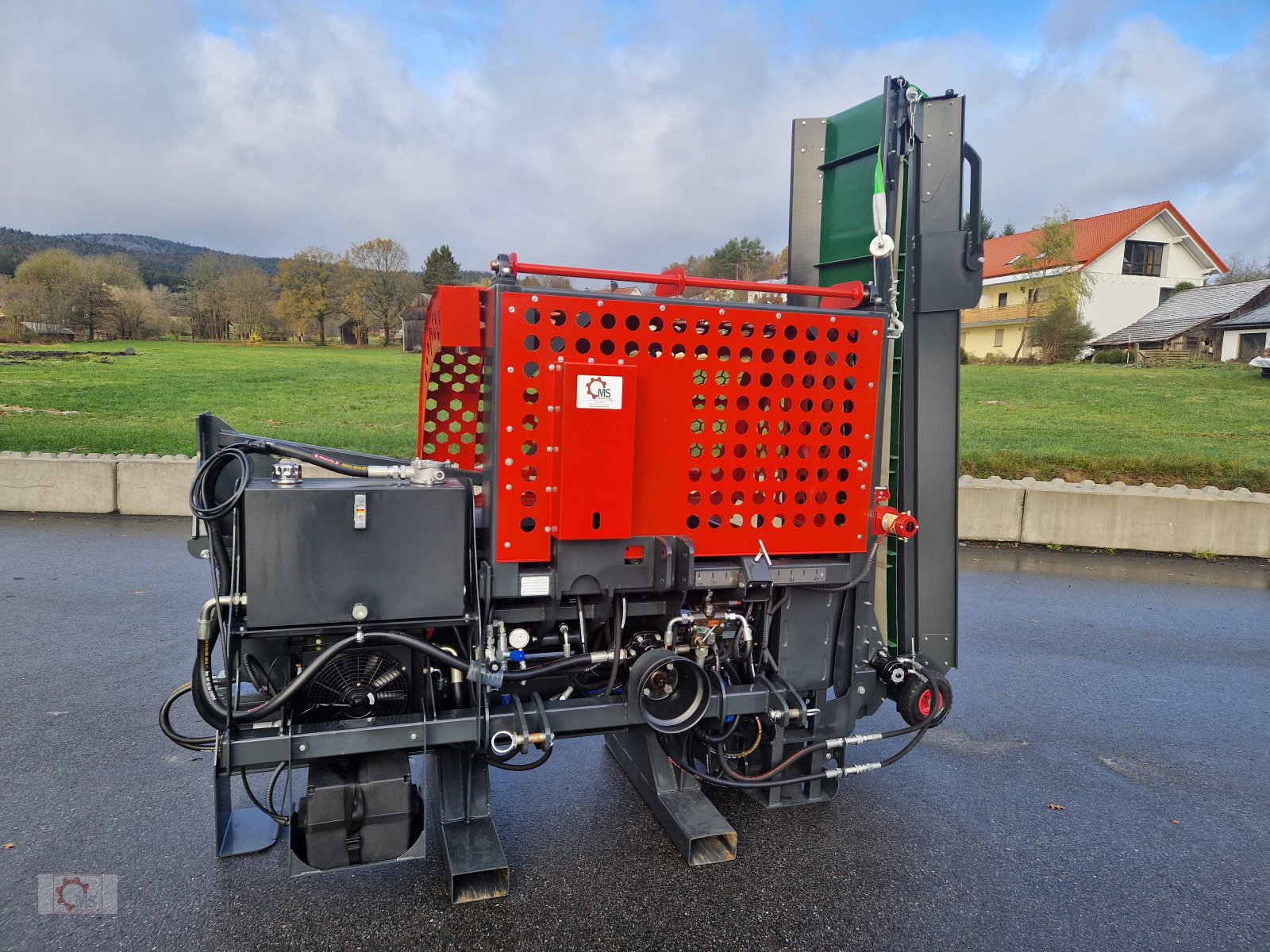 Sägeautomat & Spaltautomat del tipo MS Splitter 500 22t 50cm Durchmesser Ölkühler Vorführmaschine, Gebrauchtmaschine en Tiefenbach (Imagen 9)