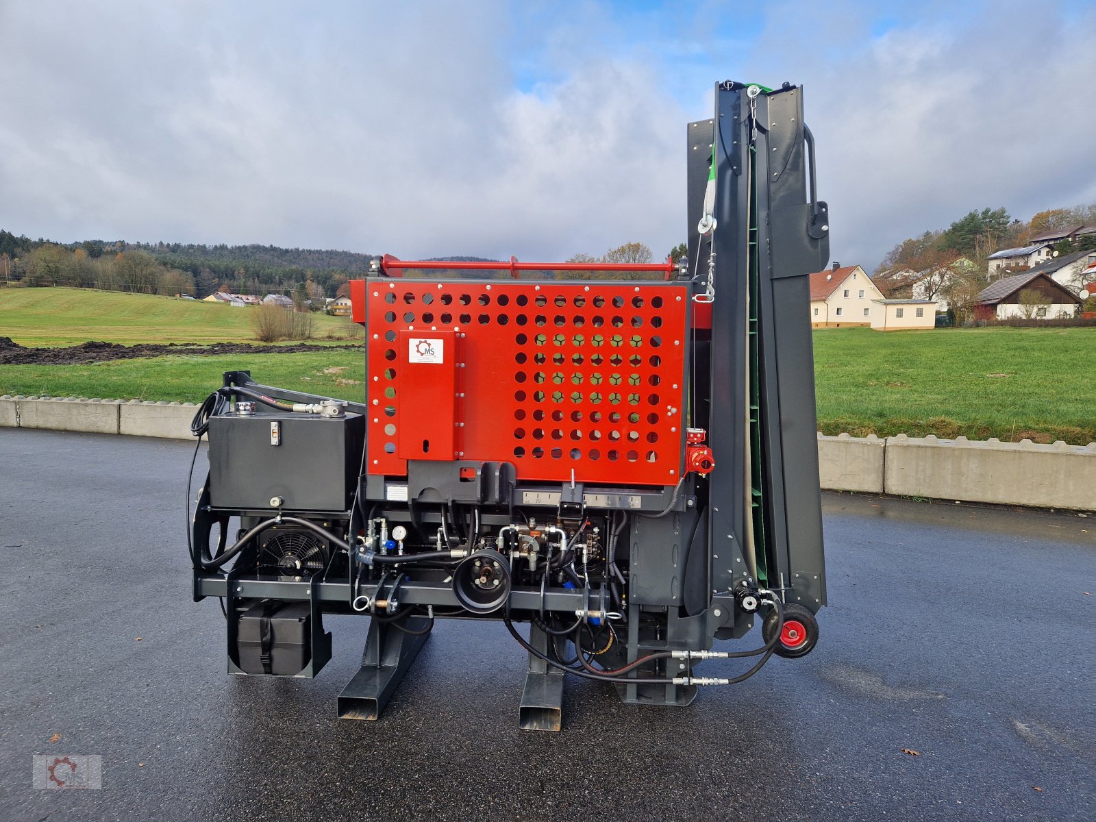 Sägeautomat & Spaltautomat del tipo MS Splitter 500 22t 50cm Durchmesser Ölkühler Vorführmaschine, Gebrauchtmaschine en Tiefenbach (Imagen 10)