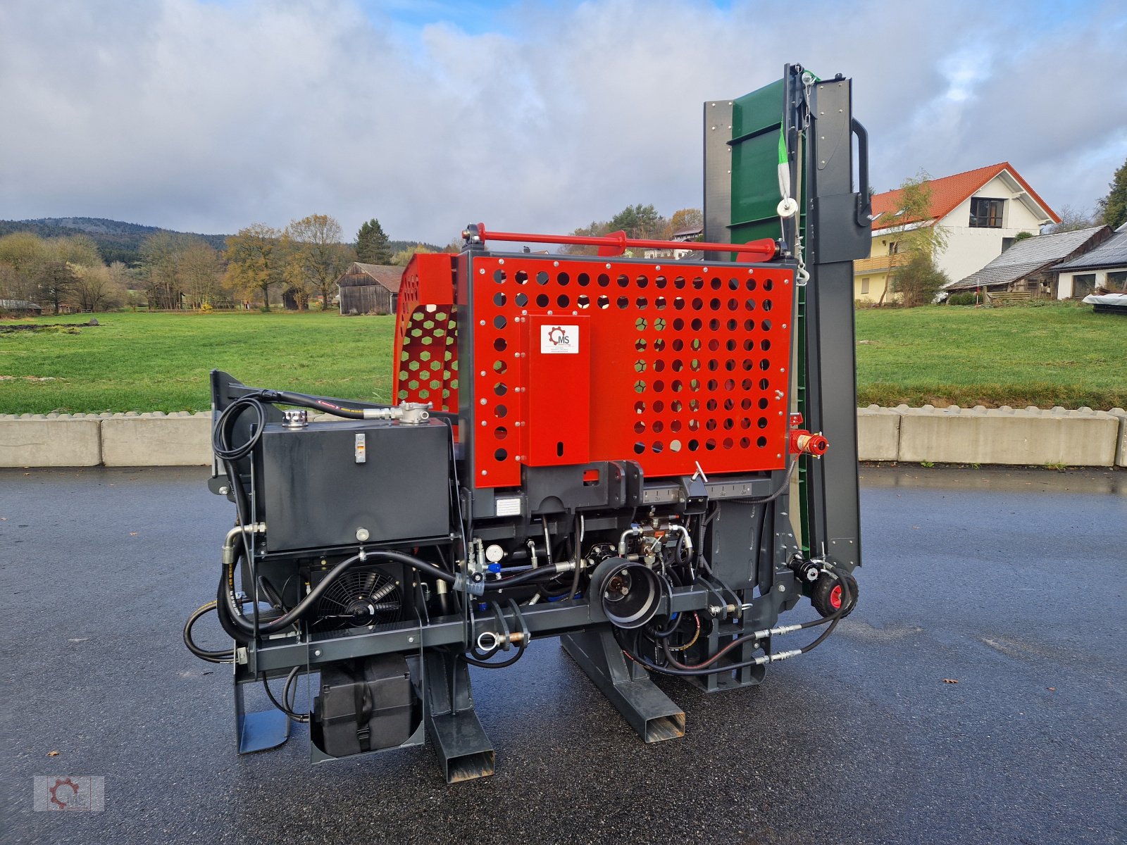 Sägeautomat & Spaltautomat del tipo MS Splitter 500 22t 50cm Durchmesser Ölkühler Vorführmaschine, Gebrauchtmaschine en Tiefenbach (Imagen 14)