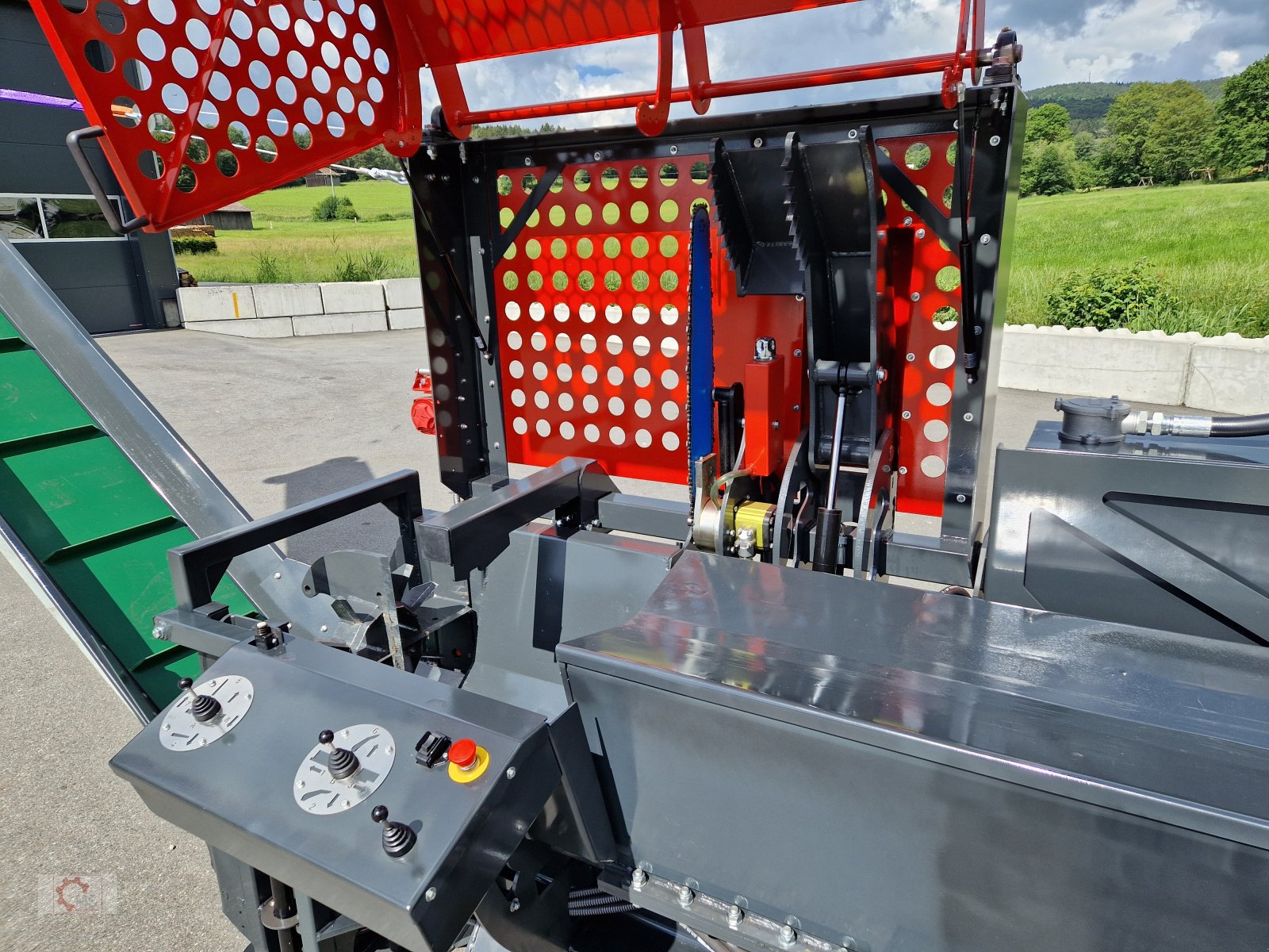 Sägeautomat & Spaltautomat tip MS Splitter 500 V2 22t 50cm Durchmesser Ölkühler Sägespaltautomat, Neumaschine in Tiefenbach (Poză 25)