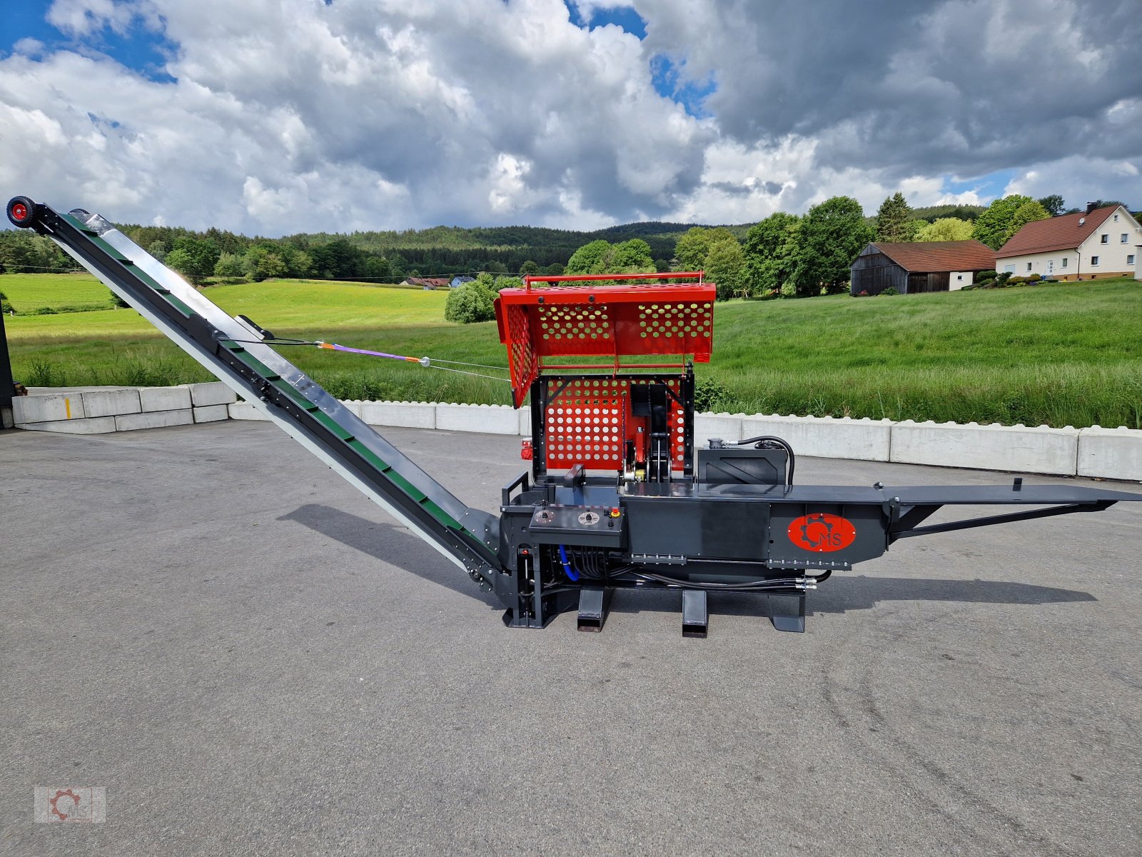 Sägeautomat & Spaltautomat tip MS Splitter 500 V2 22t 50cm Durchmesser Ölkühler Sägespaltautomat, Neumaschine in Tiefenbach (Poză 29)