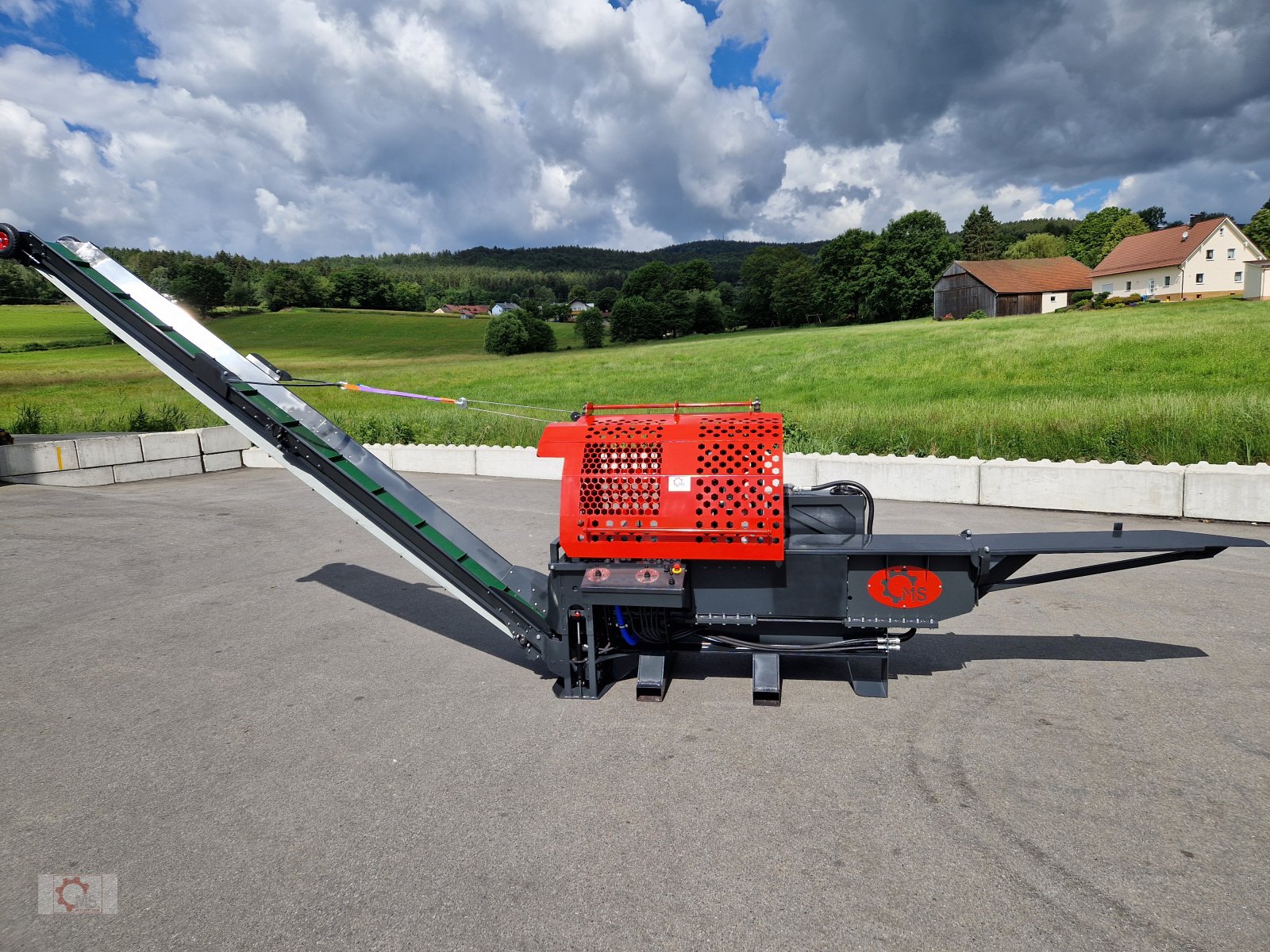 Sägeautomat & Spaltautomat tip MS Splitter 500 V2 22t 50cm Durchmesser Ölkühler Sägespaltautomat, Neumaschine in Tiefenbach (Poză 30)