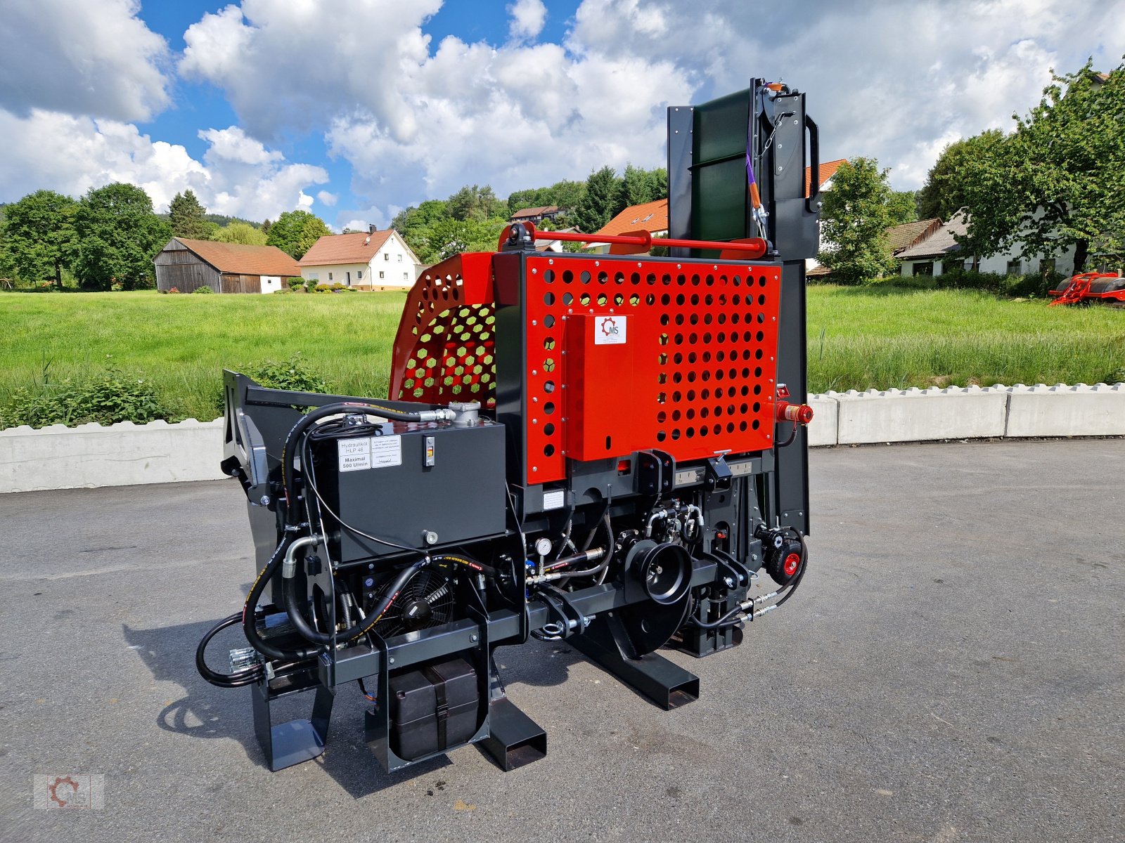 Sägeautomat & Spaltautomat van het type MS Splitter 500 V2 22t 50cm Durchmesser Ölkühler Sägespaltautomat, Neumaschine in Tiefenbach (Foto 11)