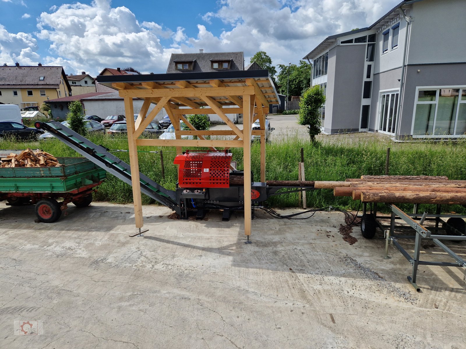 Sägeautomat & Spaltautomat of the type MS Splitter 500 V2 22t 50cm Durchmesser Ölkühler, Neumaschine in Tiefenbach (Picture 1)