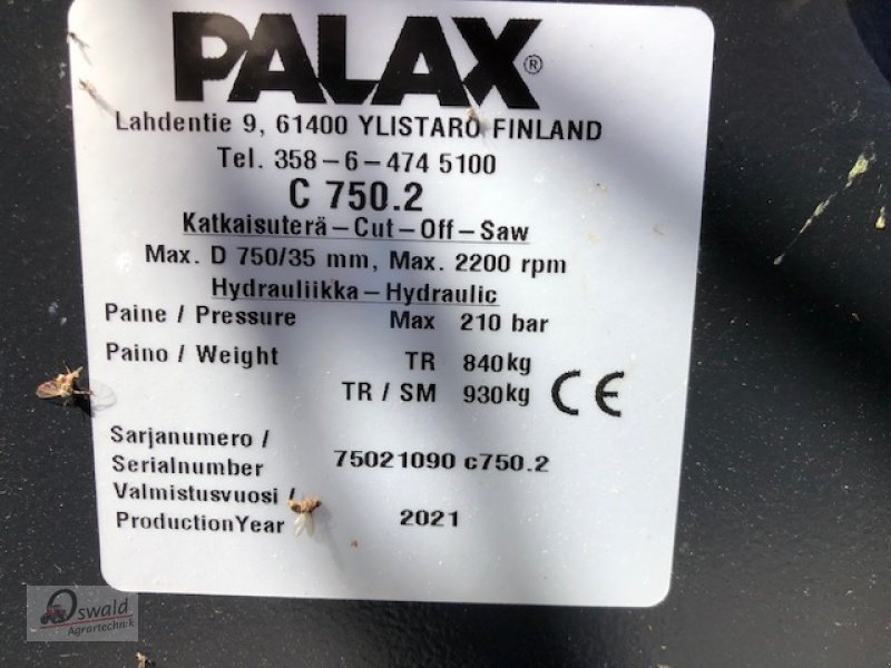 Sägeautomat & Spaltautomat typu Palax C 750.2, Gebrauchtmaschine v Regen (Obrázek 3)