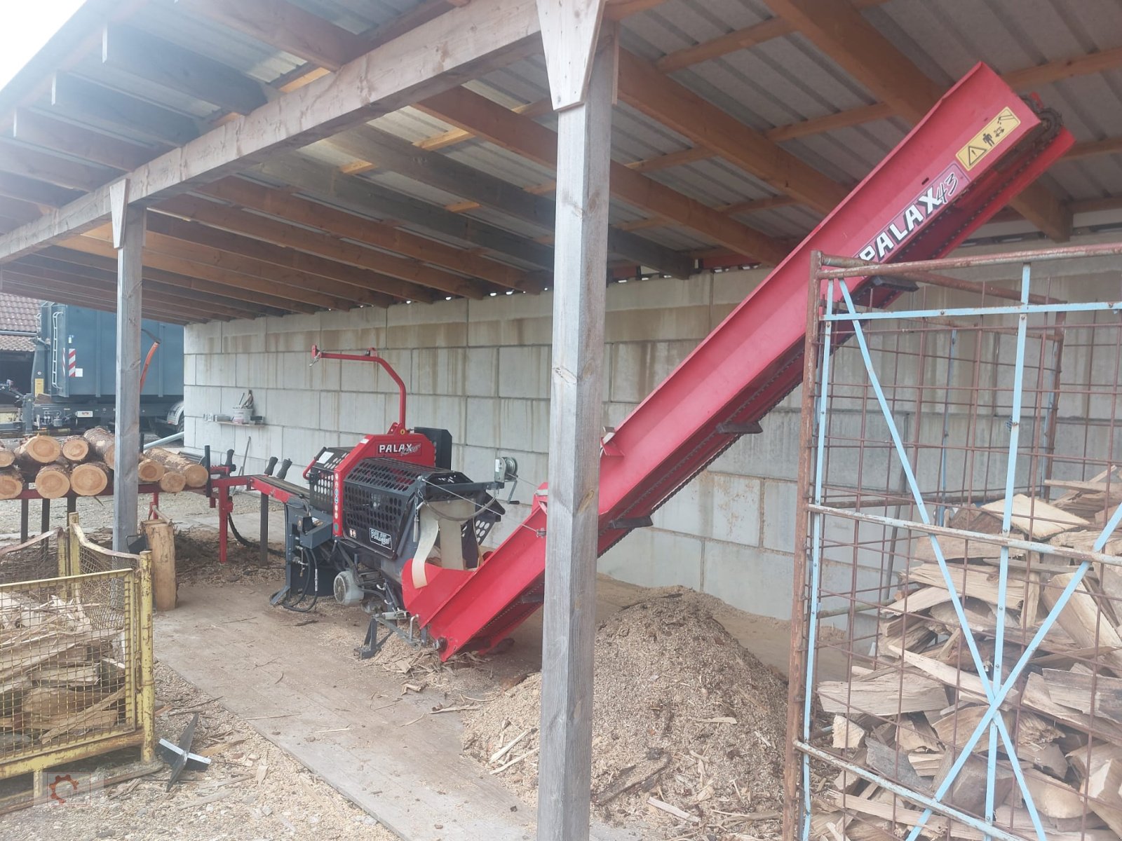 Sägeautomat & Spaltautomat tip Palax KS 35 S Elektromotor 8to 35cm Auflagetisch, Gebrauchtmaschine in Tiefenbach (Poză 2)