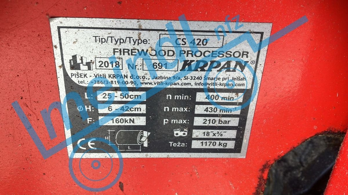 Sägeautomat & Spaltautomat Türe ait Sonstige Kpan CS 420, Gebrauchtmaschine içinde Eferding (resim 8)